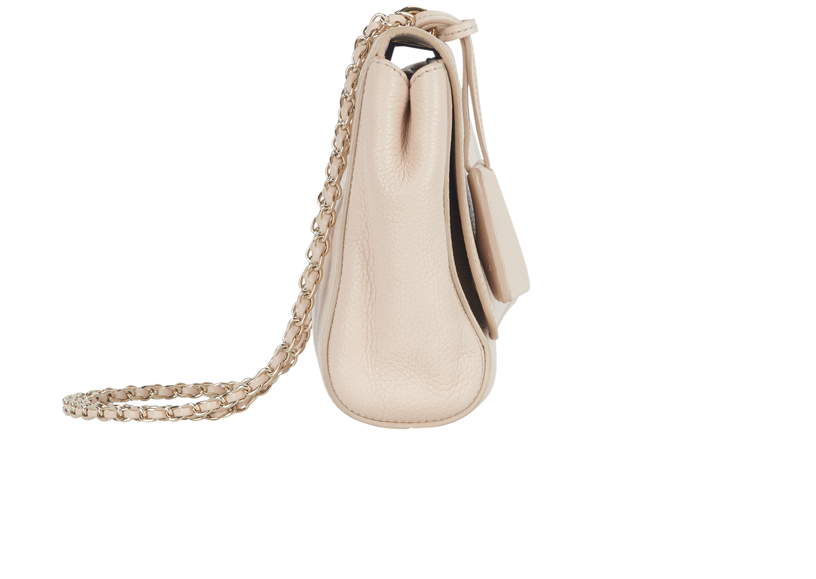 Medium Lily, &pound;450, Handbags, Beige, Leather, Side view